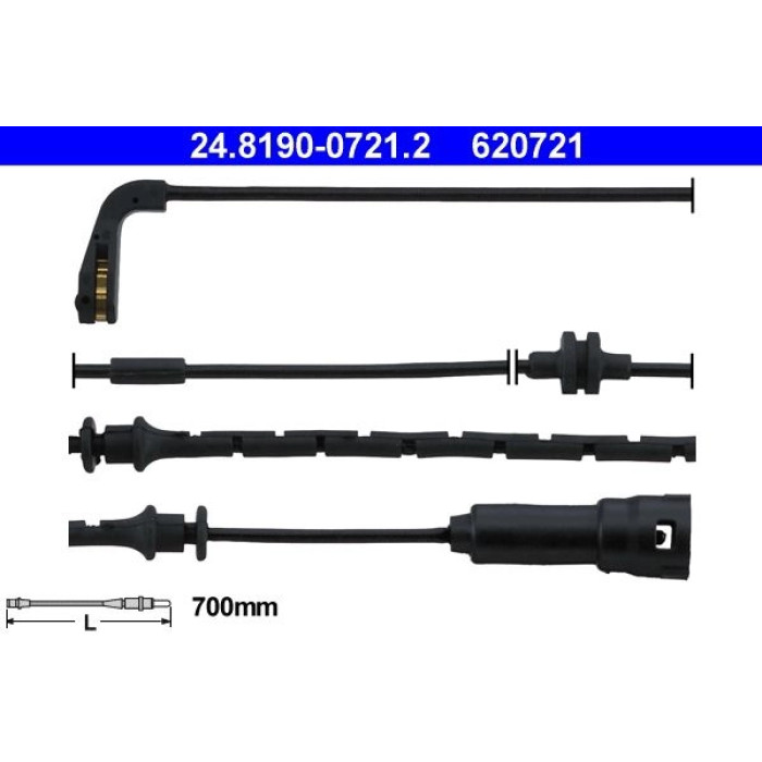 ATE Bremsbelagverschleißsensor 24.8190-0721.2 ATE Bremsbelagverschleißsensor 24.8190-0721.2