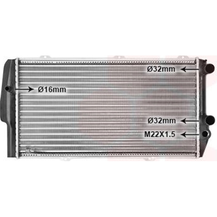 Van Wezel Motorkühler 03002019 Van Wezel Motorkühler 03002019