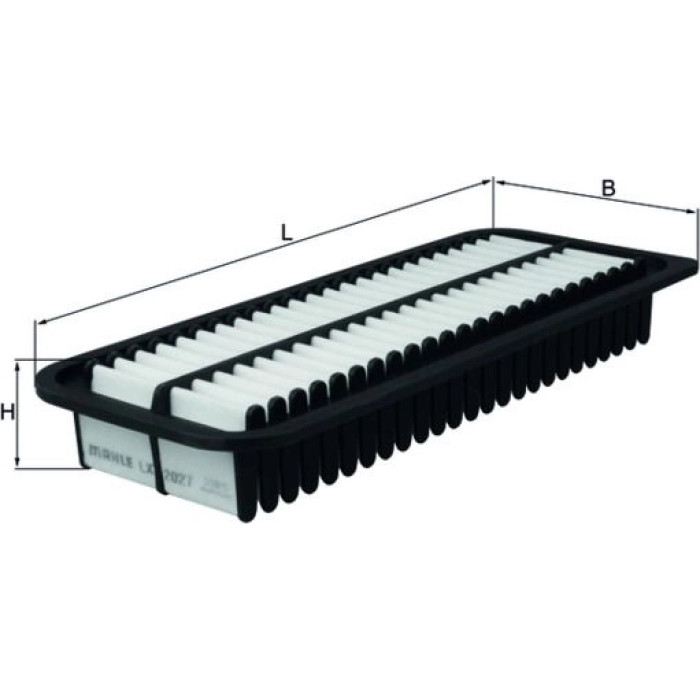 MAHLE Luftfilter LX 2027 MAHLE Luftfilter LX 2027