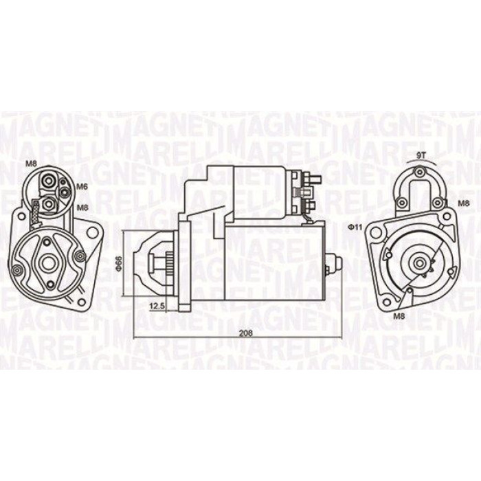 Magneti Marelli Anlasser 063721213010 Magneti Marelli Anlasser 063721213010