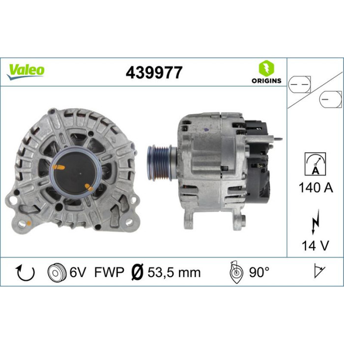 Valeo Lichtmaschine 439977 Valeo Lichtmaschine 439977