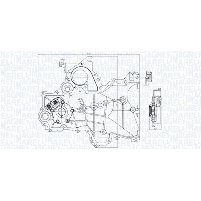 Magneti Marelli Ölpumpe 351516000155 Magneti Marelli Ölpumpe 351516000155