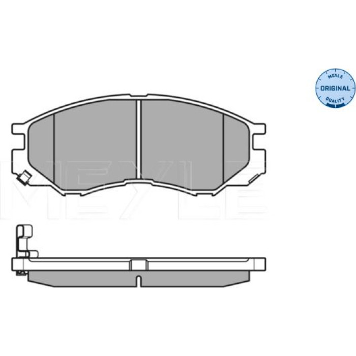 025 232 9015/W MEYLE Bremsbelagsatz Mitsubishi Pajero 94- Mit Sensor 025 232 9015/W MEYLE Bremsbelagsatz Mitsubishi Pajero 94- Mit Sensor
