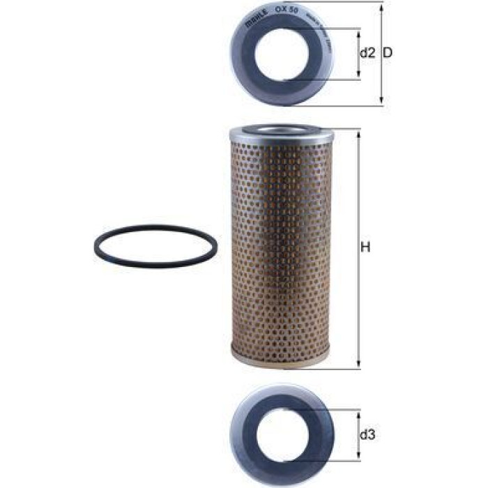 Mahle Original Ölfilter OX 50D Mahle Original Ölfilter OX 50D