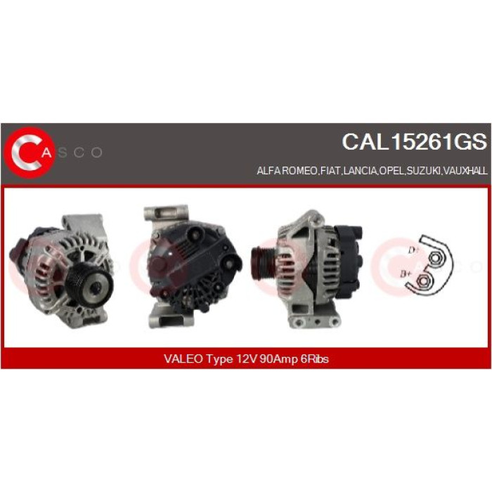 CASCO Generator CAL15261GS CASCO Generator CAL15261GS