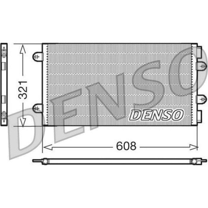 Denso Klimakondensator DCN09104 Denso Klimakondensator DCN09104