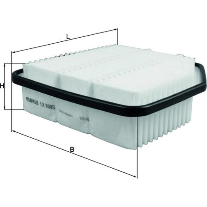 MAHLE Luftfilter LX 3005 MAHLE Luftfilter LX 3005