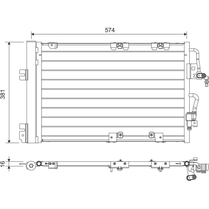 Valeo Klimakondensator 817846
