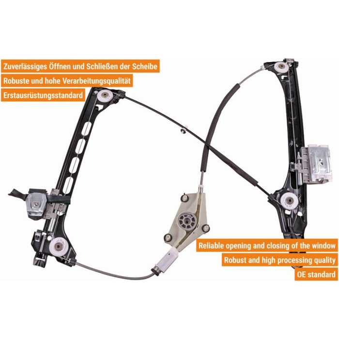 VAICO V10-8756 Fensterheber vorne links, ohne Motor, elektrisch VAICO V10-8756 Fensterheber vorne links, ohne Motor, elektrisch