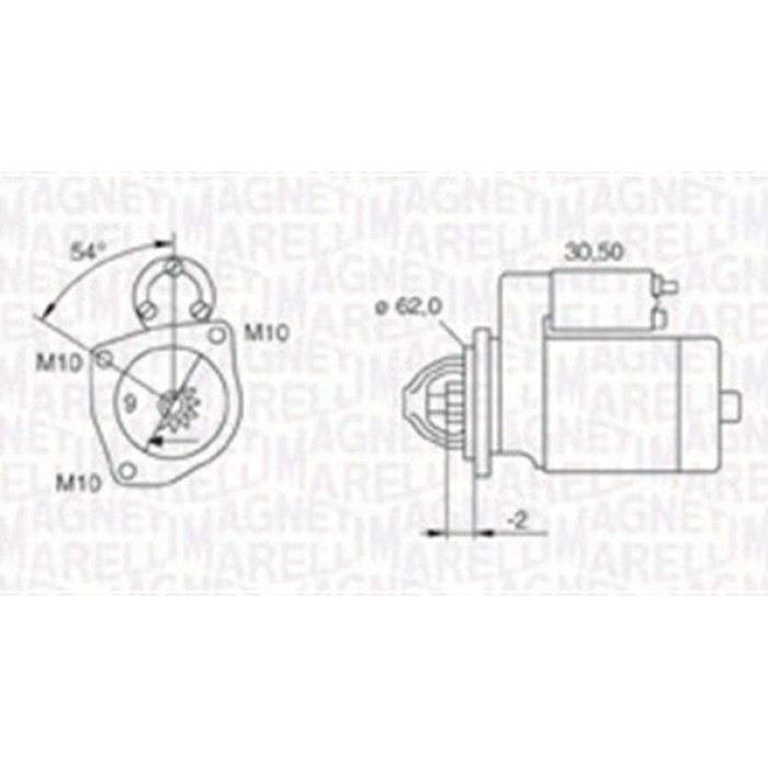 Magneti Marelli Anlasser 063720566010 Magneti Marelli Anlasser 063720566010