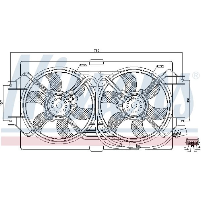 Nissens Kühlerlüfter PKW 85386 Nissens Kühlerlüfter PKW 85386