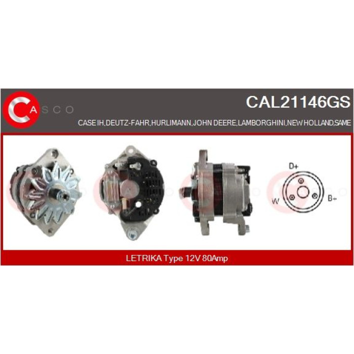 CASCO Generator CAL21146GS CASCO Generator CAL21146GS