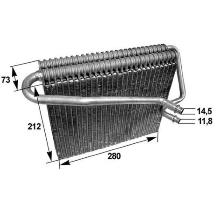 MAHLE Verdampfer, Klimaanlage AE 47 000S MAHLE Verdampfer, Klimaanlage AE 47 000S