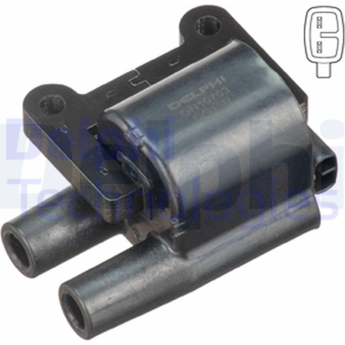 Delphi Zündspule GN10703-12B1 Delphi Zündspule GN10703-12B1