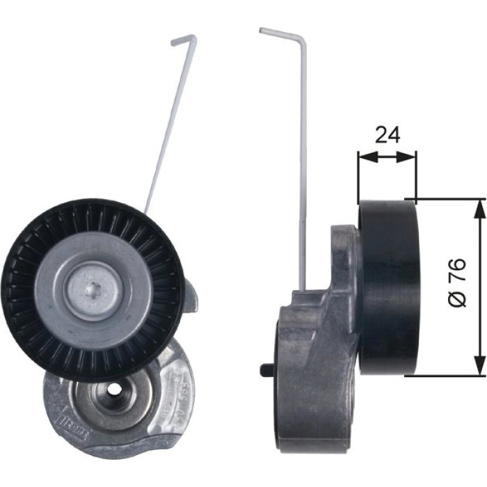 Gates Spannrolle T38495 Gates Spannrolle T38495