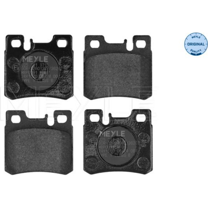 MEYLE Bremsbelagsatz Mercedes-Benz W124/202 252119715 MEYLE Bremsbelagsatz Mercedes-Benz W124/202 252119715
