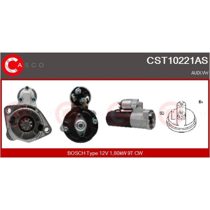 CASCO Anlasser CST10221AS CASCO Anlasser CST10221AS