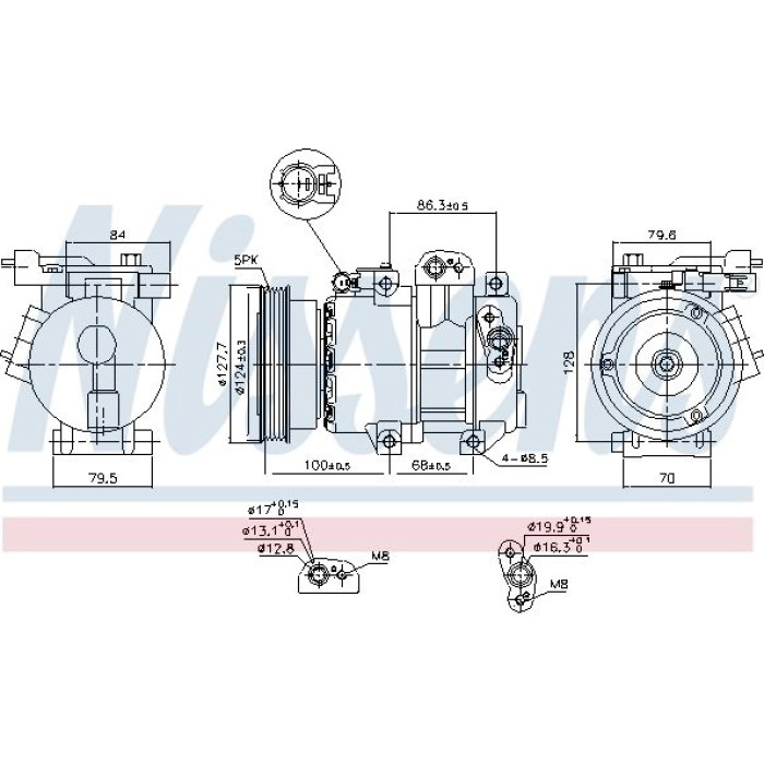 Nissens Klimakompressor PKW 890232