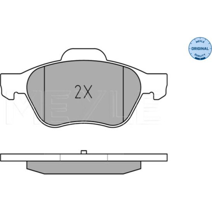 MEYLE Bremsbelagsatz Renault Laguna 252321518 MEYLE Bremsbelagsatz Renault Laguna 252321518