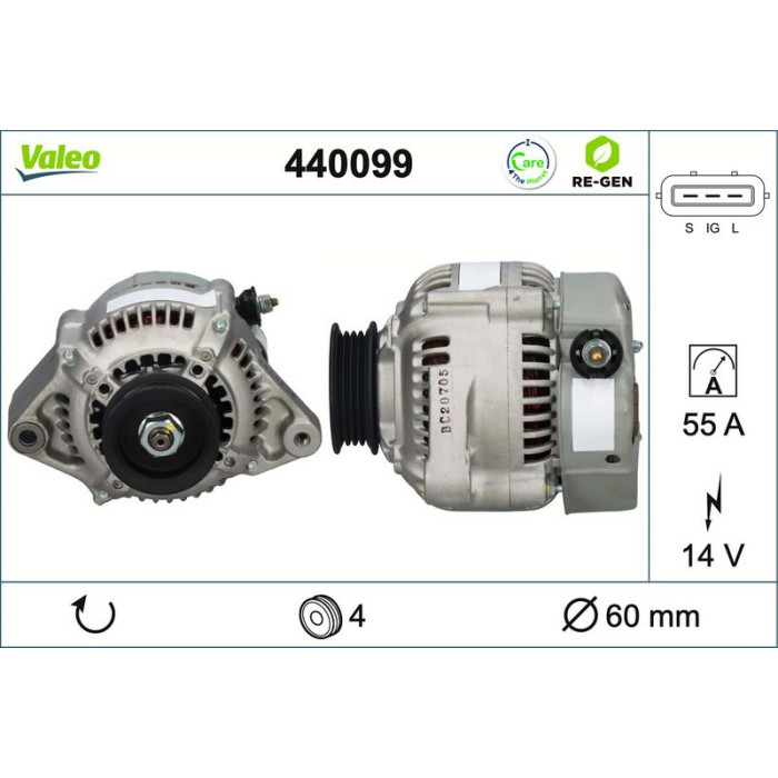 Valeo Lichtmaschine 440099 Valeo Lichtmaschine 440099