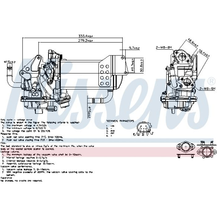 Nissens AGR-Ventil 98230 Nissens AGR-Ventil 98230