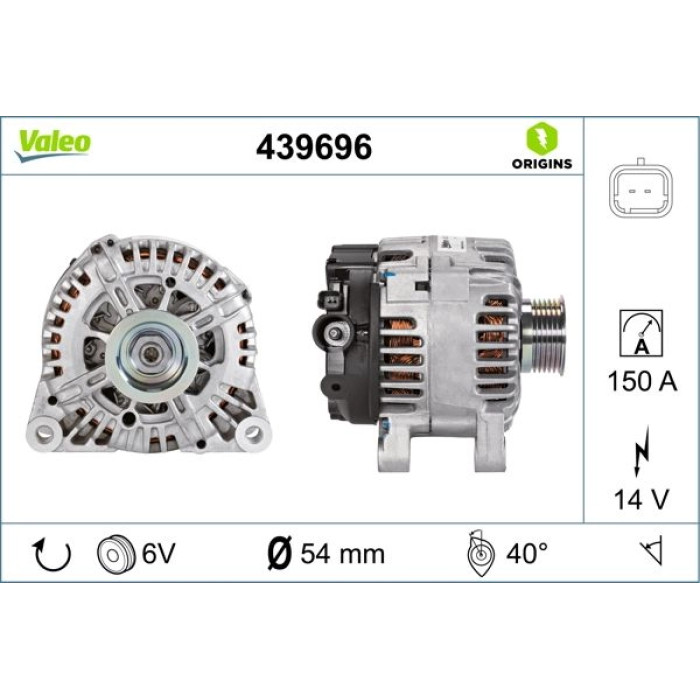 Valeo Lichtmaschine 439696 Valeo Lichtmaschine 439696