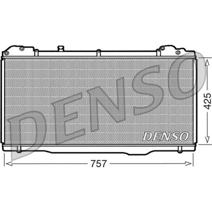 Denso Motorkühler DRM23023 Denso Motorkühler DRM23023