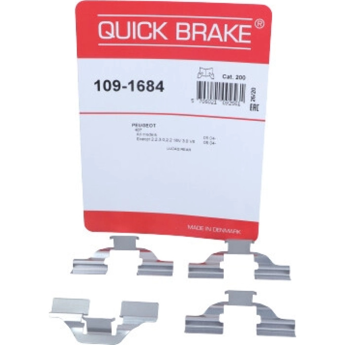 Quick Brake Montagesatz für Bremsbeläge 109-1684 Quick Brake Montagesatz für Bremsbeläge 109-1684