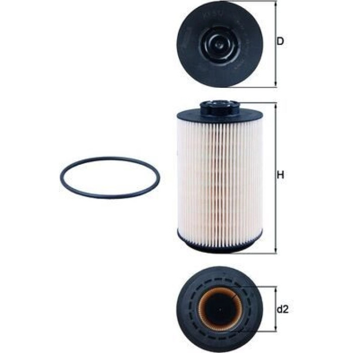 MAHLE Kraftstofffilter KX 512D MAHLE Kraftstofffilter KX 512D