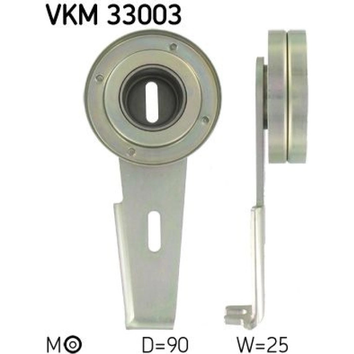 SKF Keilrippenriemen-Spannrolle VKM 33003