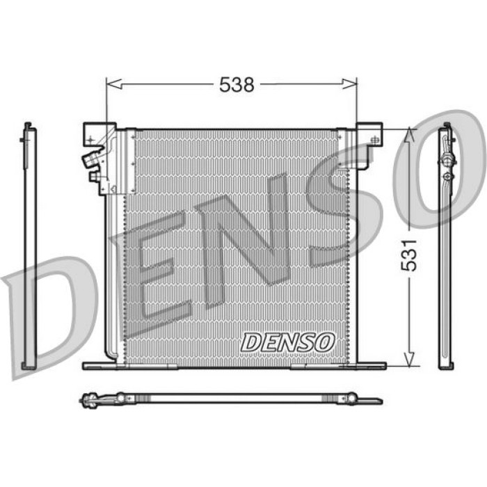 Denso Klimakondensator DCN17030 Denso Klimakondensator DCN17030