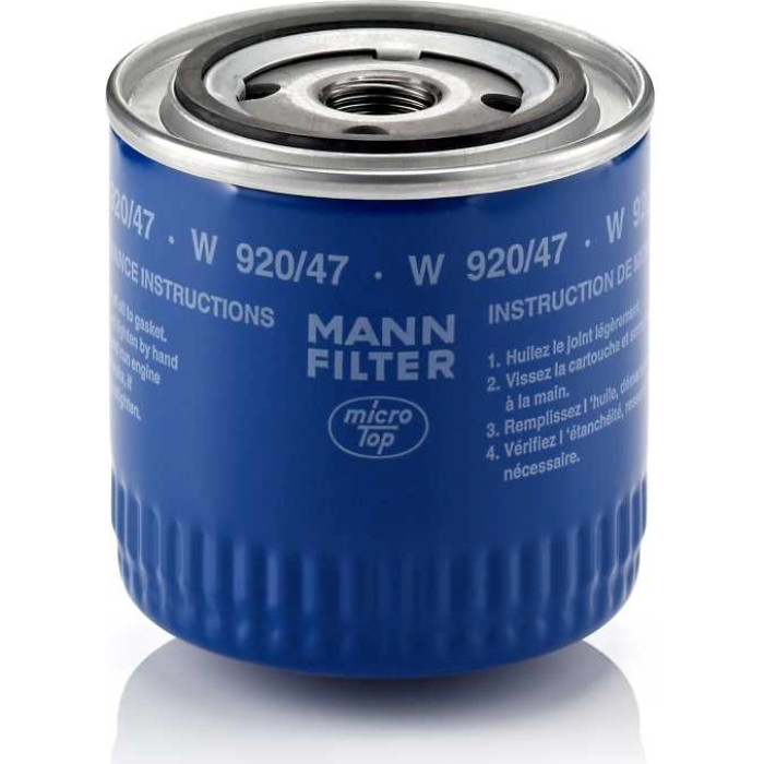 W 920/47 MANN-FILTER Ölfilter W 920/47 W 920/47 MANN-FILTER Ölfilter W 920/47