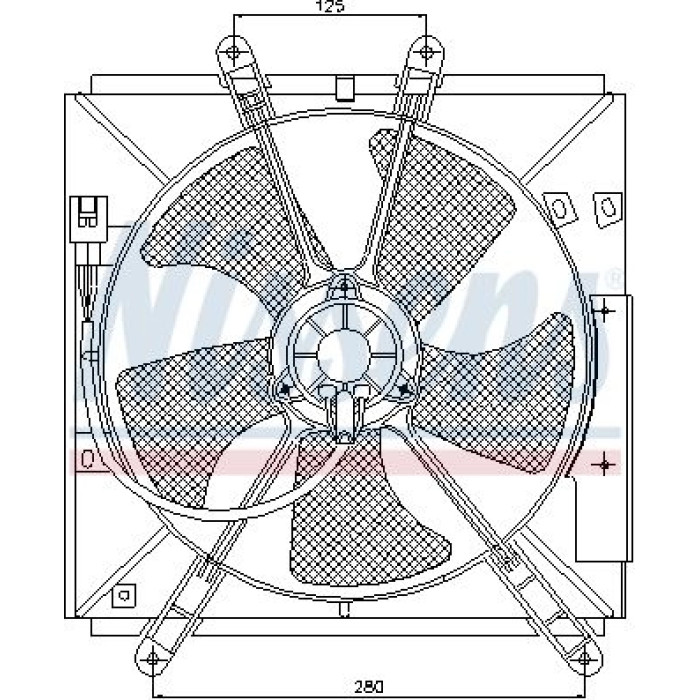 Nissens Kühlerlüfter PKW 85330 Nissens Kühlerlüfter PKW 85330