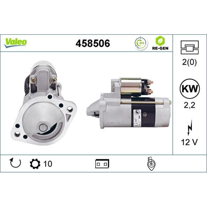 Valeo Anlasser 458506 Valeo Anlasser 458506
