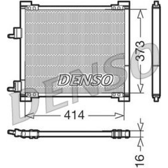 Denso Klimakondensator DCN10015 Denso Klimakondensator DCN10015