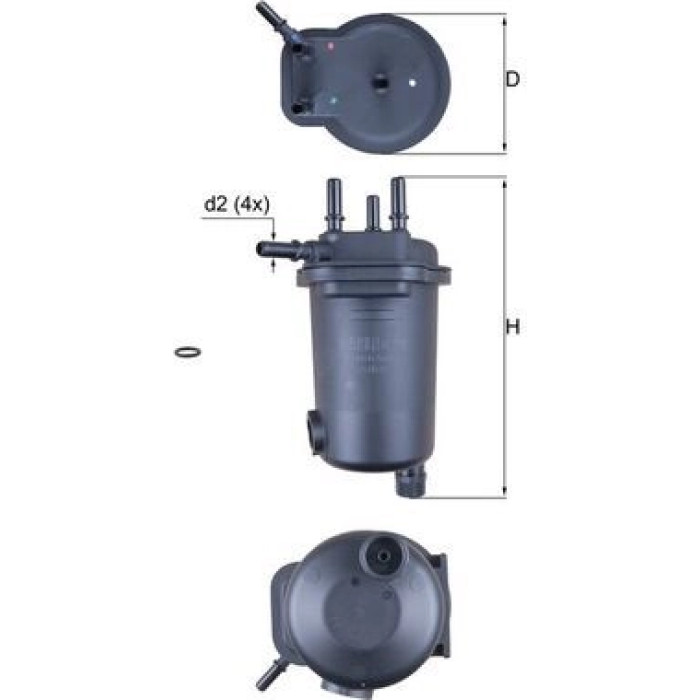 KL 632D MAHLE Kraftstofffilter KL 632D, Leitungsfilter, Höhe 187,5 mm – u. a. für Renault Thalia I (LB_), Clio II (BB_, CB_), Kangoo (KC0/1_) – OE Nummer 7701063611 - l KL 632D MAHLE Kraftstofffilter KL 632D, Leitungsfilter, Höhe 187,5 mm – u. a. für Renault Thalia I (LB_), Clio II (BB_, CB_), Kangoo (KC0/1_) – OE Nummer 7701063611 - l