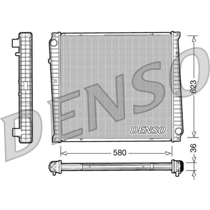 Denso Motorkühler DRM23017 Denso Motorkühler DRM23017