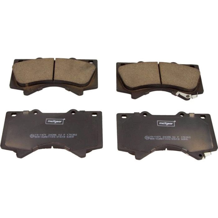 MAXGEAR Bremsbelagsatz 19-1471 Toyota Landcruiser 08 MAXGEAR Bremsbelagsatz 19-1471 Toyota Landcruiser 08