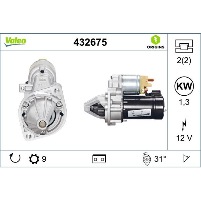 432675 Valeo Anlasser 432675