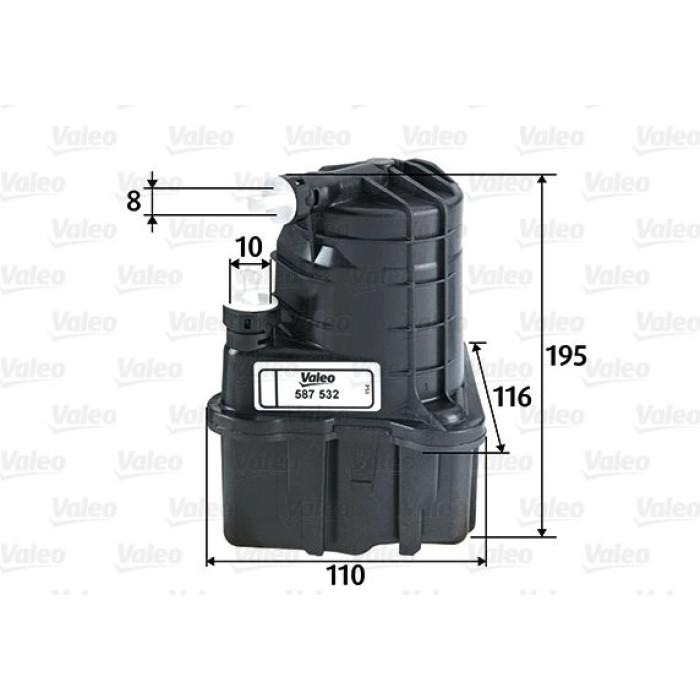Valeo Kraftstofffilter 587532 Valeo Kraftstofffilter 587532