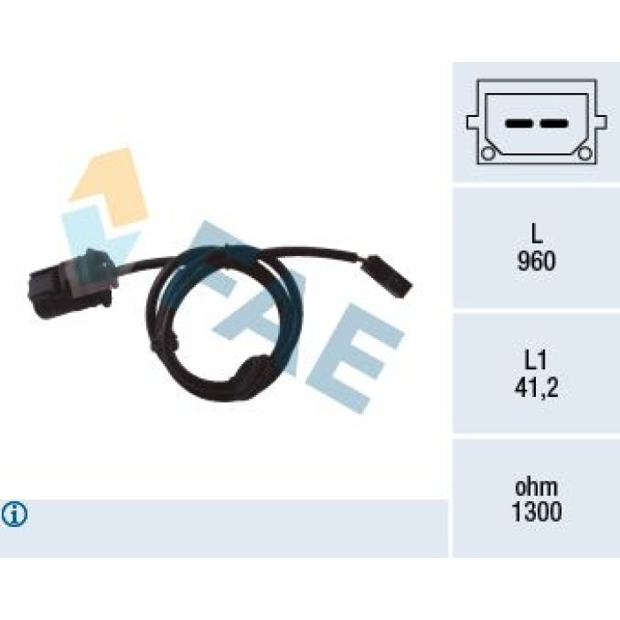FAE Sensor, Raddrehzahl 78058 FAE Sensor, Raddrehzahl 78058