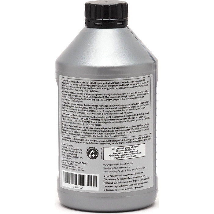 VAG Original G055512A2 G055512A2 VW MTF Getriebeöl G055512A2 1 Liter – – OE-Nr. G055512A2