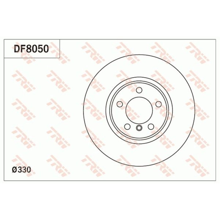 TRW Bremsscheibe Vorderachse DF8050 TRW Bremsscheibe Vorderachse DF8050