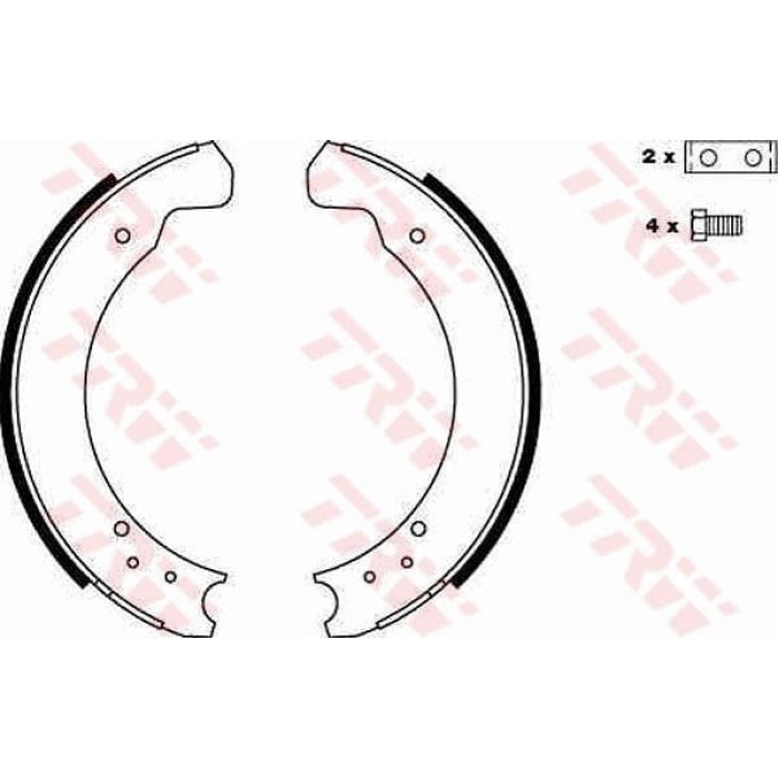 TRW Bremsbacken GS6075 TRW Bremsbacken GS6075