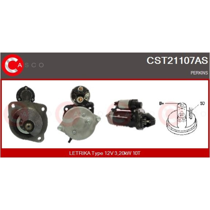 CASCO Anlasser CST21107AS CASCO Anlasser CST21107AS