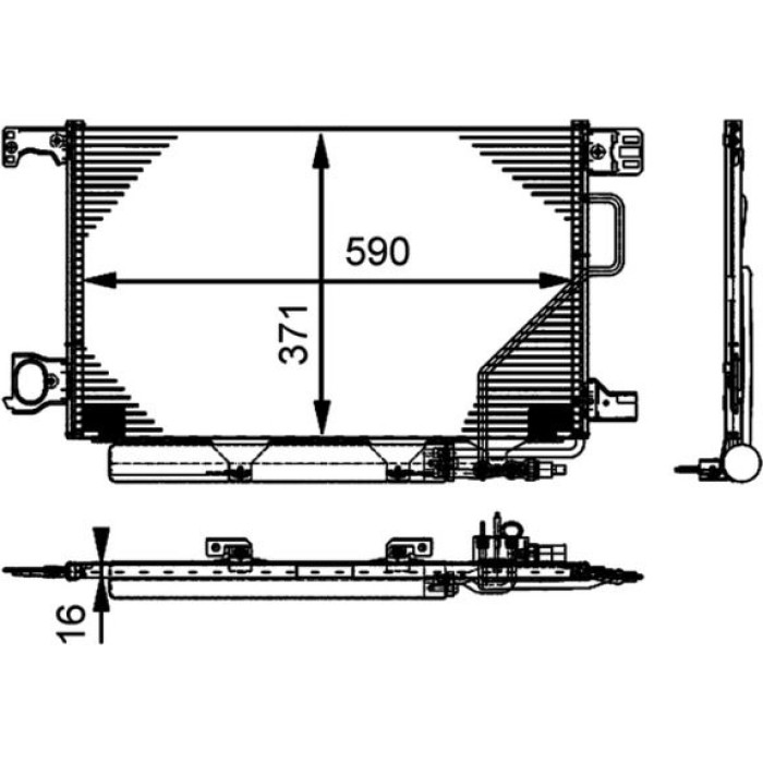 MAHLE Kondensator, Klimaanlage AC 662 000P MAHLE Kondensator, Klimaanlage AC 662 000P