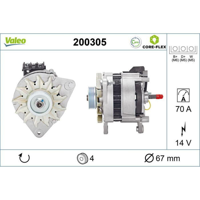 Valeo Lichtmaschine 200305 Valeo Lichtmaschine 200305