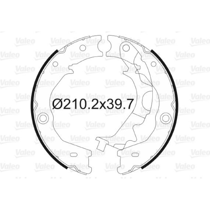 Valeo Bremsbacken 564189 Valeo Bremsbacken 564189