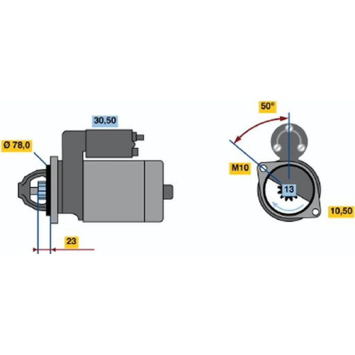 Bosch Starter 0 986 019 361 Bosch Starter 0 986 019 361