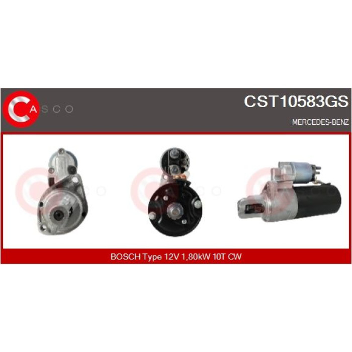 CASCO Anlasser CST10583GS CASCO Anlasser CST10583GS